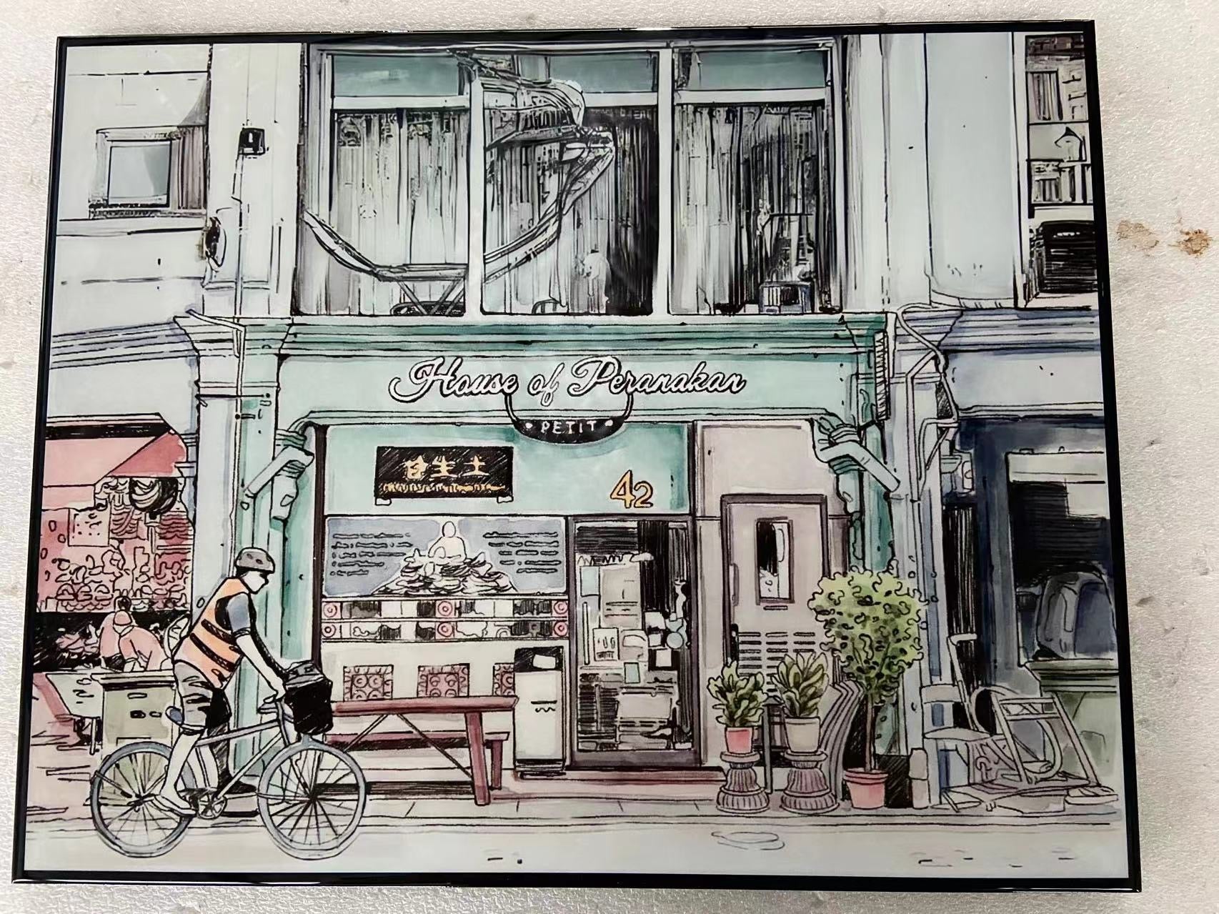 House of Peranakan Wall Art - Singapore Culture