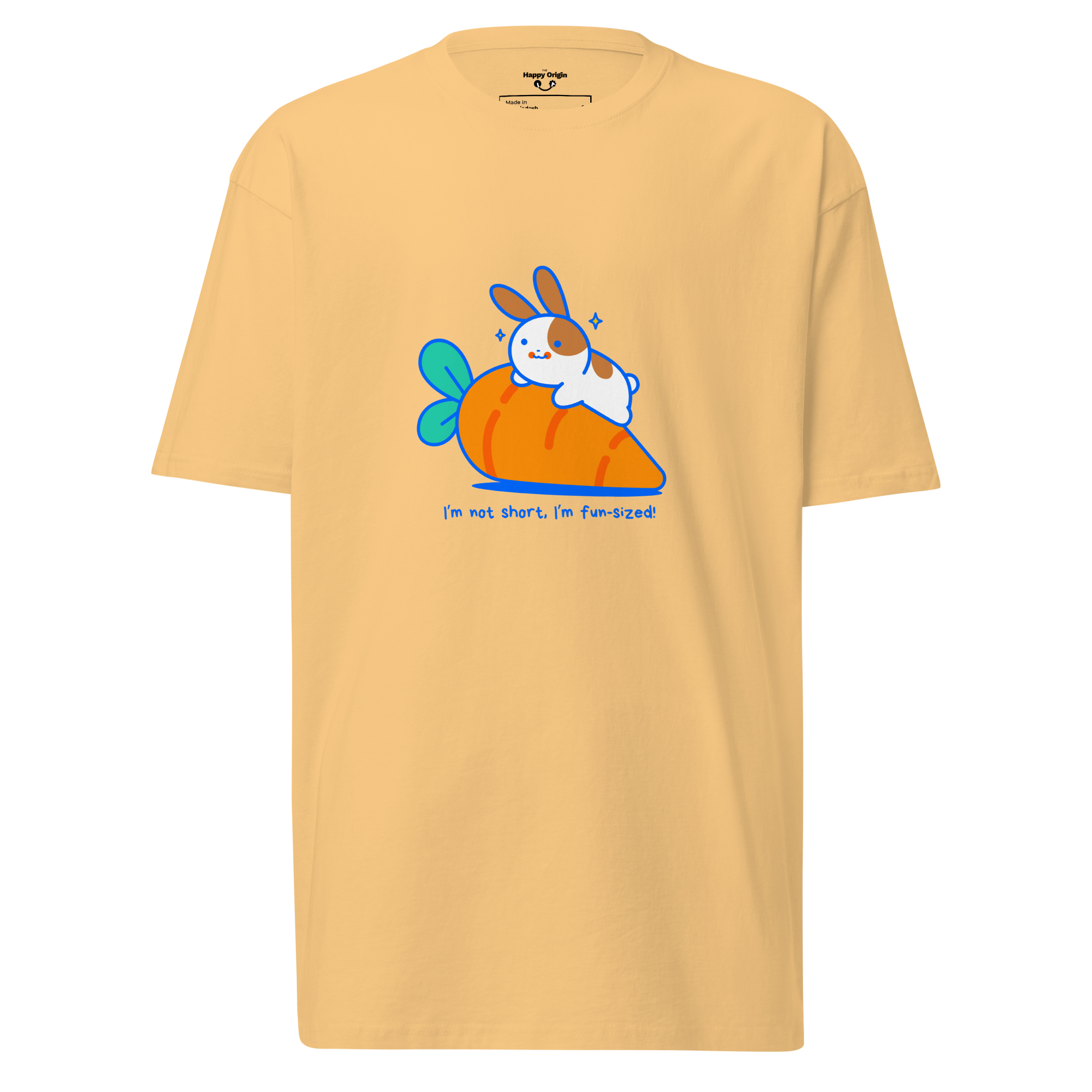 Fun size rabbit orange graphics tee