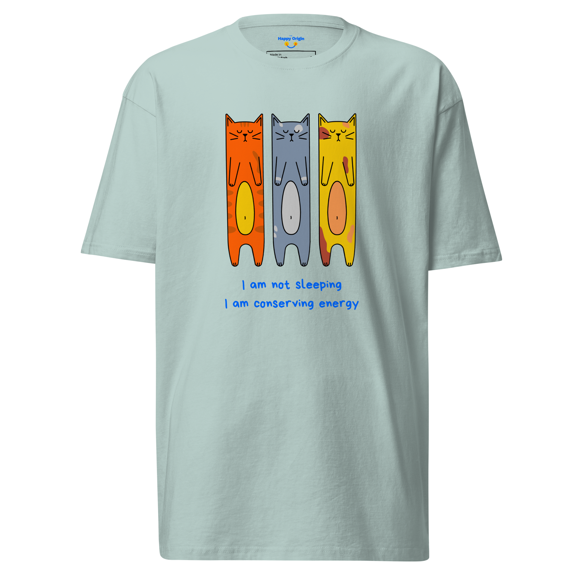 Three lazy cat Agave tee